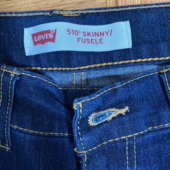 Levi’s 510 Skinny Jean Size 14Reg W 27 L 27 dark blue - Picture 3 of 4